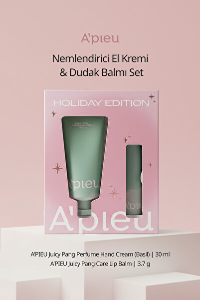 Missha Nemlendirici El Kremi & Dudak Balmı Set APIEU Juicy-Pang Perfume Hand ...