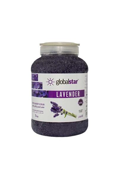 Globalstar مقشر القدم والجسم جلوبال ستار برائحة اللافندر 5 لتر
