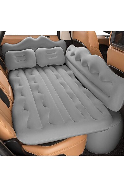 Saharaz Car Air Mattress Travel Inflatable Air Bed Back Seat Cushion,with 2 Air Pillows,for Camping Travel