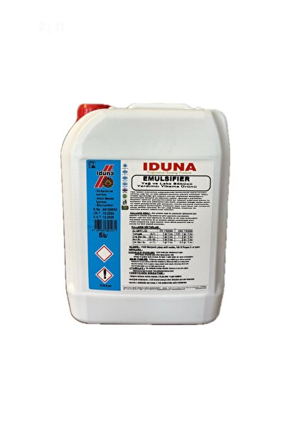 Iduna Emulsifier Yağ Ve Leke Sökücü Yardımcı Yıkama Ürünü 5L