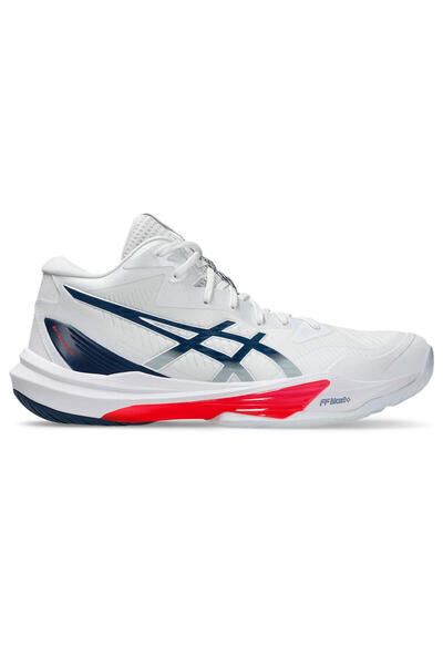 Asics SKY ELITE FF MT 3 Erkek Beyaz-Turuncu Voleybol Ayakkabısı 1051A081-104