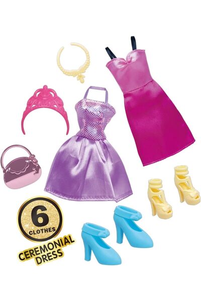 Mira Fashion Princess Doll Dress Up Set – 11.5" Poseable Doll