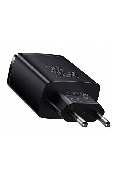 Baseus Phone Charger USB-C 3A 30W - Black