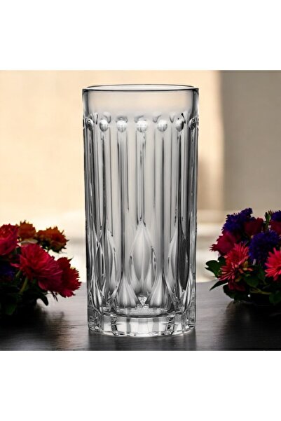 FLORINA Set of 6 Brina water glasses, long, glass, 390 ml