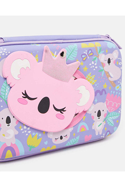 REDTAG Lilac Eva Pencil Case With Mirror