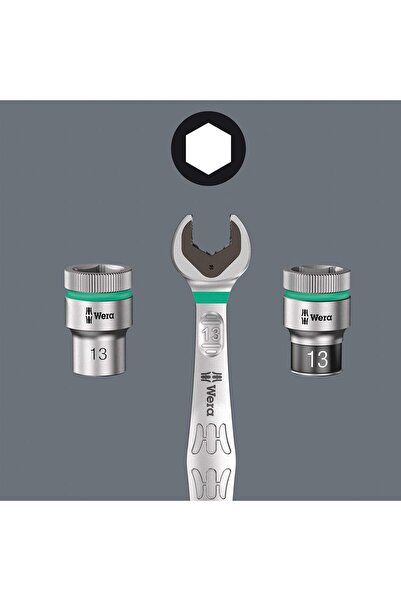 wera 05056490001 Tool-Check Plus Bit Ratchet Set With Sockets - Metric