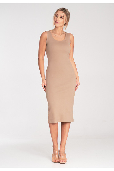 Figl Dress M1053 Beige L/XL