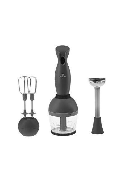 Emsan Profoodmix 3'lü Blender Set Space Gray 1000W