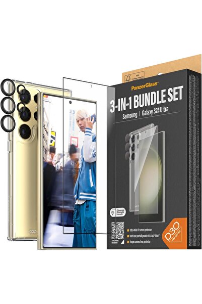 Panzer Glass مجموعة حماية PanzerGlass 3 في 1 لهاتف Samsung Galaxy S24 Ultra (...