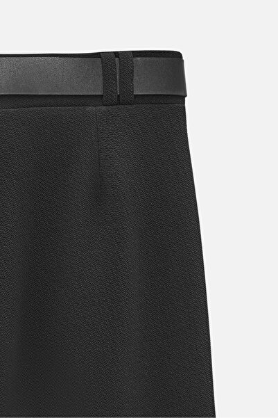 Saade Women's High Waist Stretch Fabric Palazzo Pants - Belted