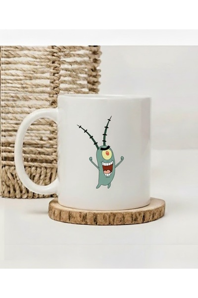 sartre art كوب بلانكتون من سلسلة سبونج بوب سكوير باتر