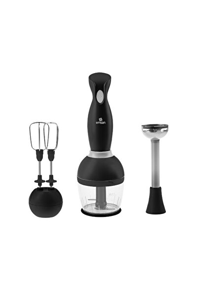 Emsan Profoodmix 3'lü Blender Set Black 1000W