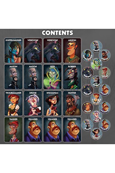 Bezier Games One Night Ultimate Werewolf Game for Kids