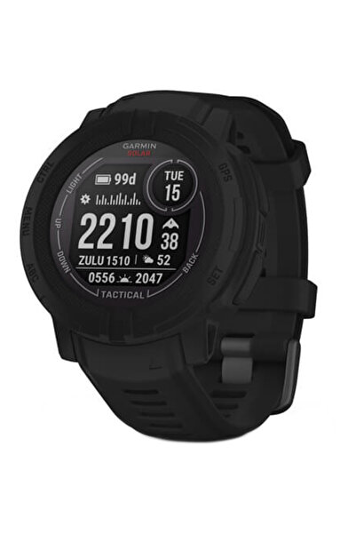 Garmin Ceas Smartwatch Instinct 2 Solar Tactical Edition, 45 mm, HR, GPS, Black