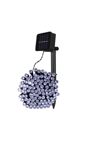 Sanlux Solar Light Installation, with 600 LEDs, IP65, with Cold White Light, 60m