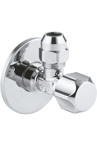 Grohe 22018000 Angle Valve for Mixer Tap, Wall Connection 1/2" Outlet 3/8"