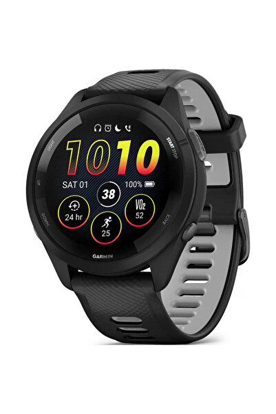 Garmin Ceas Smartwatch Forerunner 265, 46 mm, Bluetooth, GPS, Black Gray