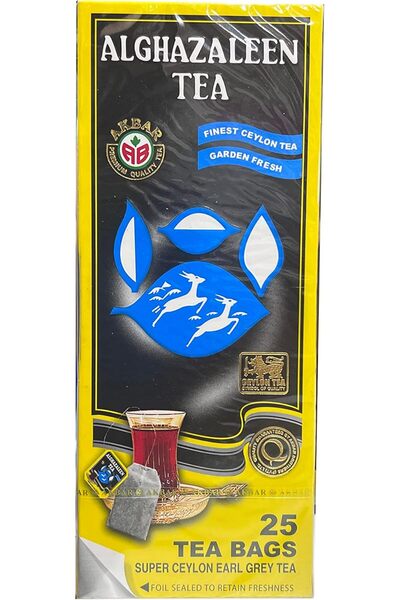 ALGHAZALEE الغزالين كيس شاي إيرلجري 25 قطعة