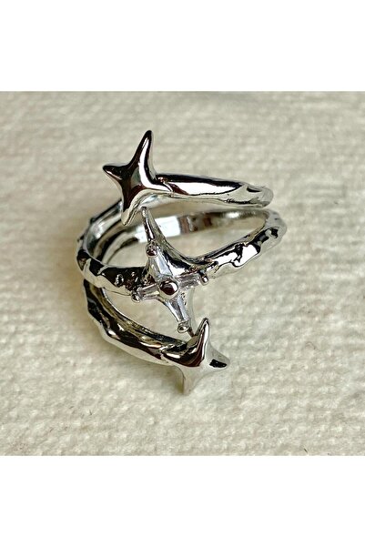 Gofeel Yıldız Kuyruğu Tasarım Çift Dolamalı Yüzük