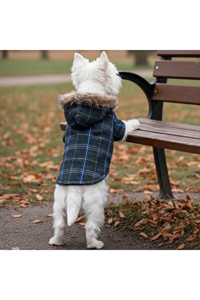 OEM Hanorac îmblănit de iarnă cu glugă, pentru animale de companie mici și mi...