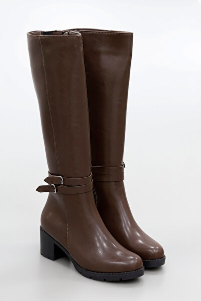 kajal ayakkabı BLN 746 Cizme până la genunchi cu detaliu de cataramă dublă