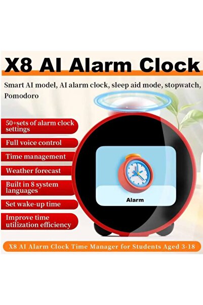 genernic AI Smart Alarm Clock Speaker | AI Assistant | Stop Watch | Sleep Aid | AI Stories