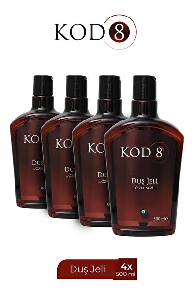 KOD 8 DUŞ JELİ 500 ML X4
