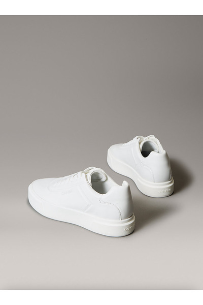Calvin Klein Smooth Leather Logo Trainers