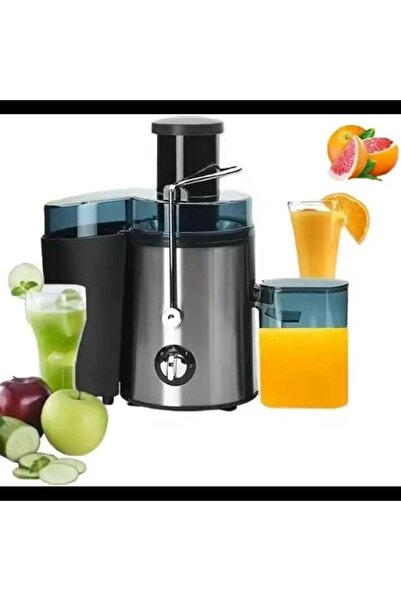 Generic Electric Juicer Machine JH-3028, Stainless Steel and Black, Fruit and Vegetable Extractor