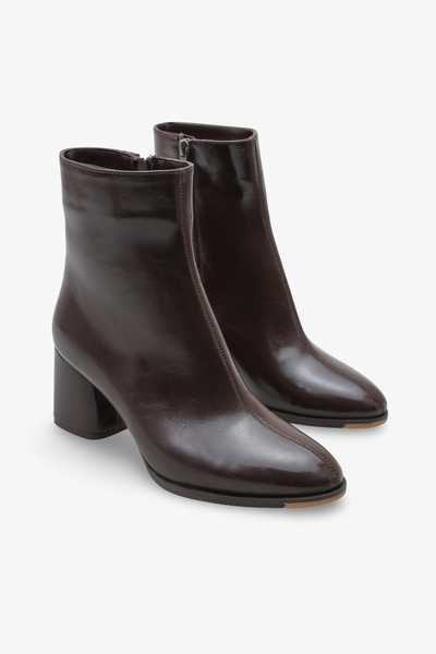 İNNABUTİKK Vetta Women's Heeled Boots - Brown Wrinkled