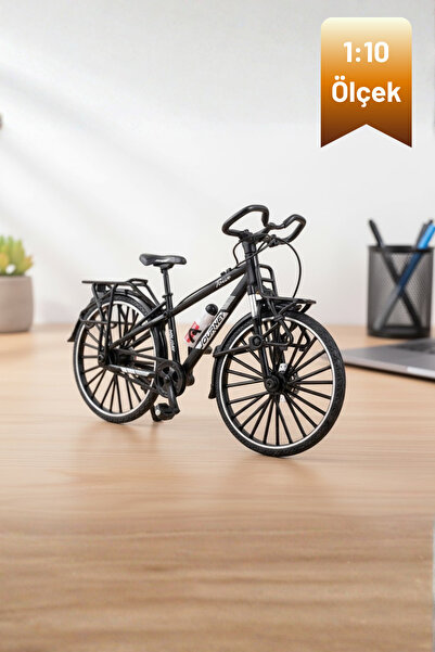 craftivio Siyah Yüksek Kaliteli Metal 1:10 Ölçek Koleksiyonluk Die Cast Model...