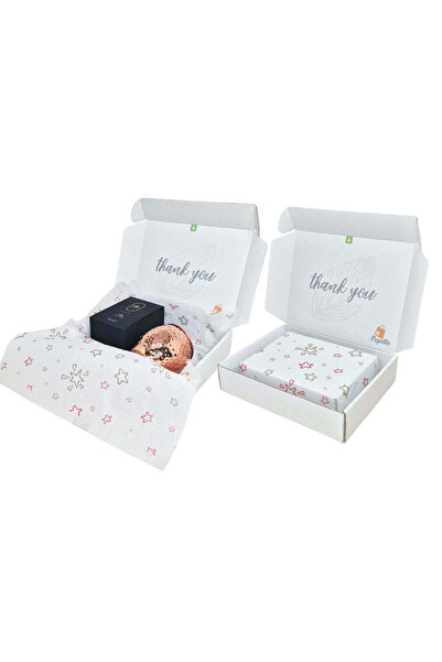 Papette Set 100 buc Hârtie de mătase model Crăciun Star Sprinkle 28g – format 50x75cm