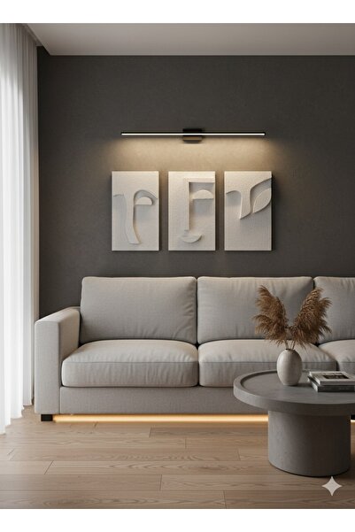 sibambu home style Dokulu soyut duvar heykeli 3 lü set