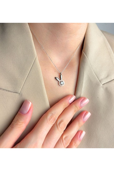 Şimal Silver 925 Ayar Gümüş Tavşan Kolye