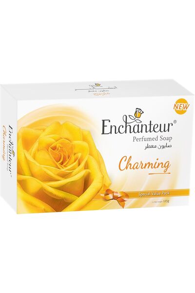 ENCHANTEUR صابون بخلاصة الحمضيات وخشب الأرز، 3 × 125 جرام