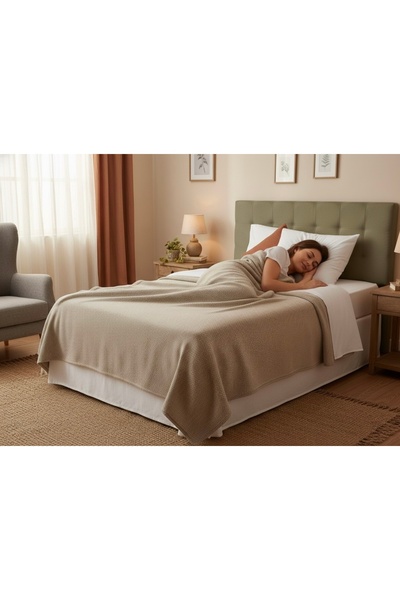 Arel Home Single Blanket Cloud Series 100% Cotton 150X220 cm Tv Blanket