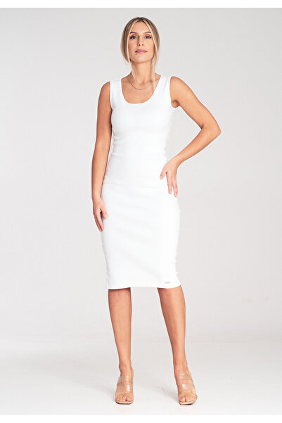 Figl Dress M1053 Ecru L/XL