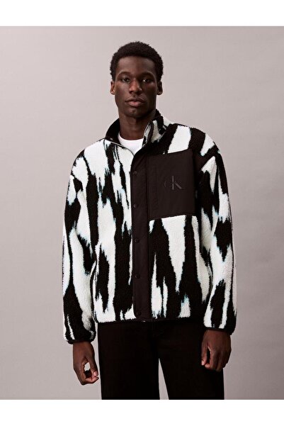 Calvin Klein LS JACQUARD 3 SHERPA JACKET