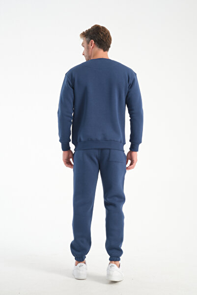 kaphone 10 Men's Pamulu 3 Thread Inside Fleece 0 Collar Tracksuit Set