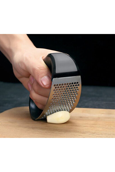 THK Manual Metal Press with Handle for Crushing Garlic, 10.7x5x7cm, THK®