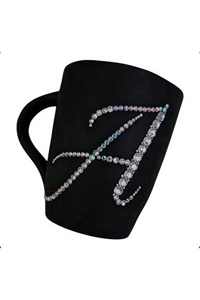 by Alexandra Vacarusi Personalized mug with Swarovski Crystals and Preciosa Crystals, Christmas gift mug