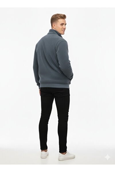 Okté Ανδρικό μπουφάν με φερμουάρ από βελούδινο υλικό – Full Sherpa (Περιορισμένη Έκδοση)