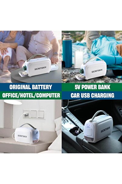 Generics Secretsbox Medicine Cooler Box for Travel Mini Fridge with 20000 mAh Battery