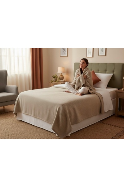 Arel Home Single Blanket Cloud Series 100% Cotton 150X220 cm Tv Blanket