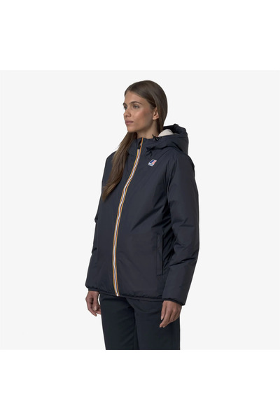 K-Way Dark blue unisex jacket Le Vrai 4.0 Claude Orsetto