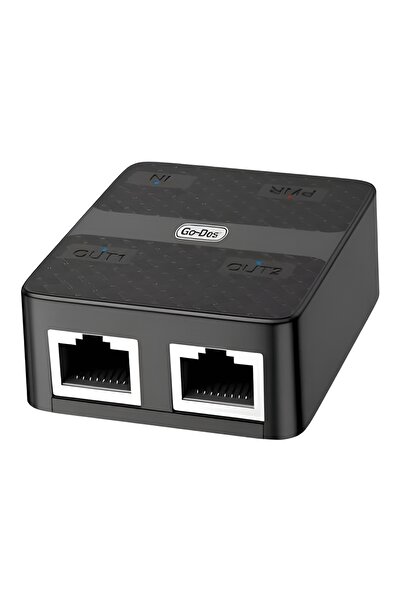 Go-Des GD-WPS012 2-in-1 1000Mbps Ethernet Hub