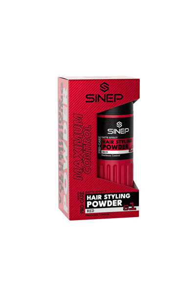 Sinep بودرة شمع S1 أحمر، بودرة شمع قوية لتثبيت الشعر وتكثيفه، 20 جم