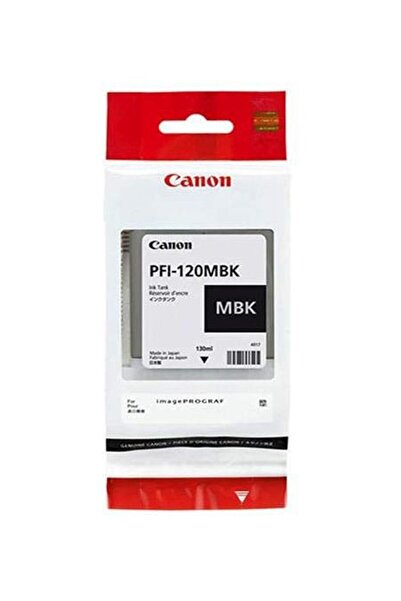 Canon PFI-120MBK (2884C001AA) Standard Yield Ink Cartridge Matte Black) in Retail Packaging