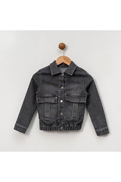 Overdo سترة جينز مطرزة للأطفال من الجنسين بعمر 4-7 سنوات