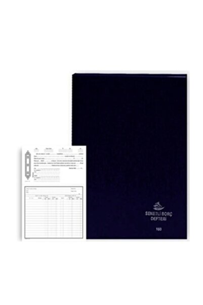 ÖZKAN Özkan-Armat Senet Defteri 160 yap.Siyah